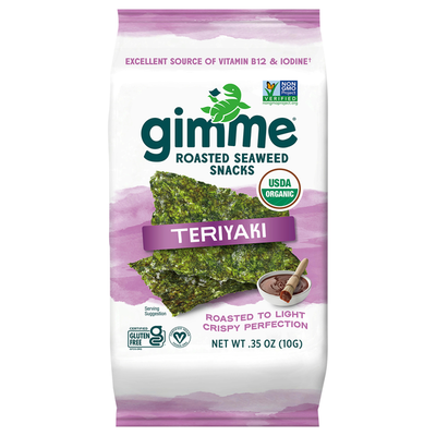 gimMe Snacks de Alga Marina Asada con Teriyaki
