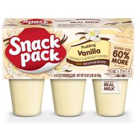 Pudding aromatisé à la vanille Snack Pack