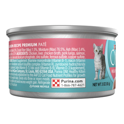 Purina ONE Grain Free Natural Pate Comida Húmeda para Gatitos