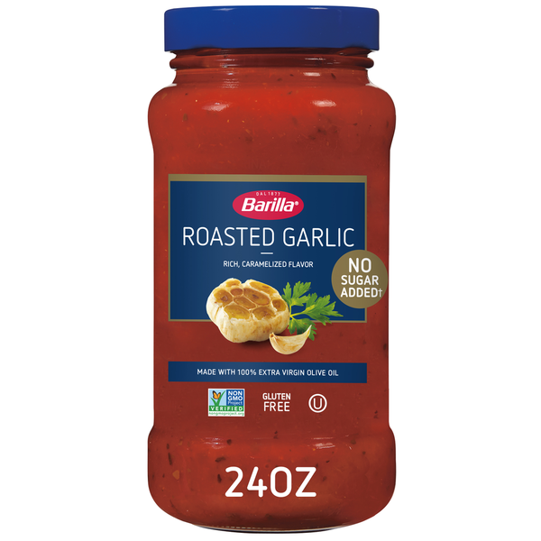 Sauce pour pâtes à l'ail rôti Barilla - Sans sucre ajouté, Non-OGM