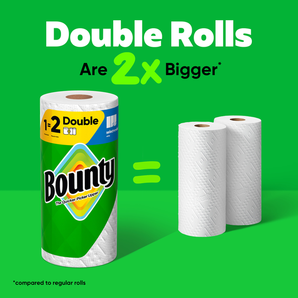 Toallas de papel Bounty de hoja completa