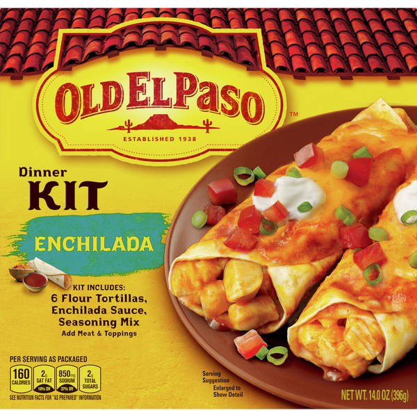 Kit de Cena de Enchiladas Old El Paso con Tortillas de Harina