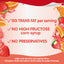 Snack Pack Gels Juteux Saveur Fraise et Orange