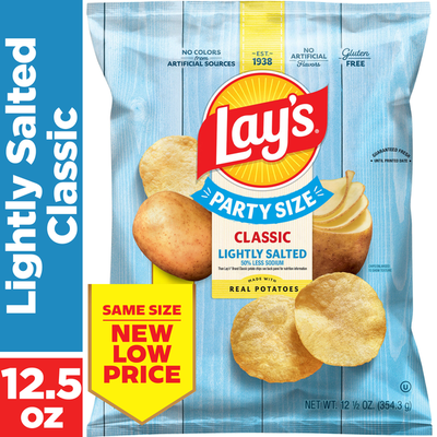 Papas Fritas Lay's Ligeramente Saladas Clásicas