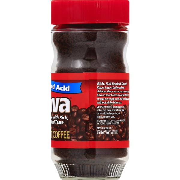 Café Instantáneo Kava, Ácido Reducido