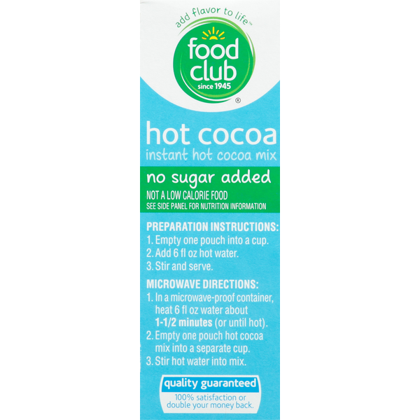 Food Club Instant Hot Cocoa Mix