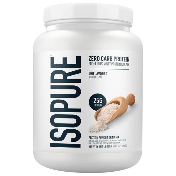 Isopure Unflavored Protein Powder Drink Mix