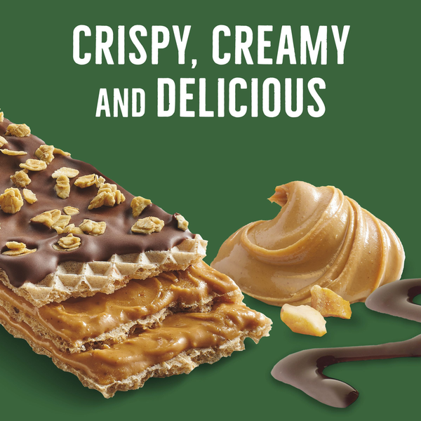 Barras de Wafle de Mantequilla de Maní y Chocolate Nature Valley