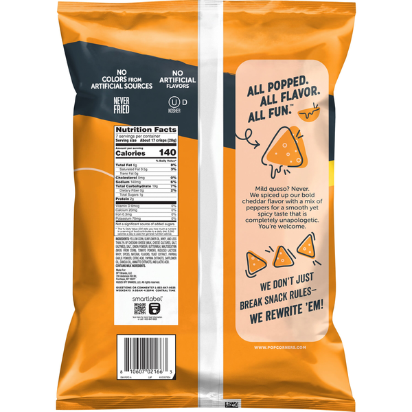 PopCorners Spicy Queso Popped-Corn Snacks