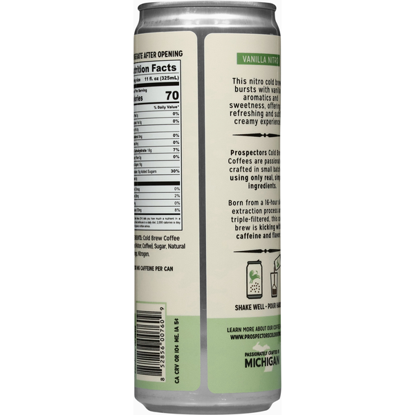 Café Nitro Vanille Froid Prospectors