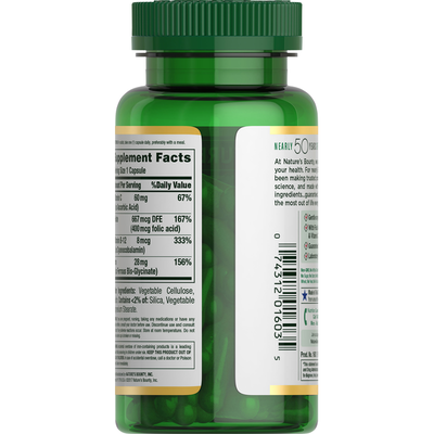 Suplemento de Hierro Suave de Nature's Bounty
