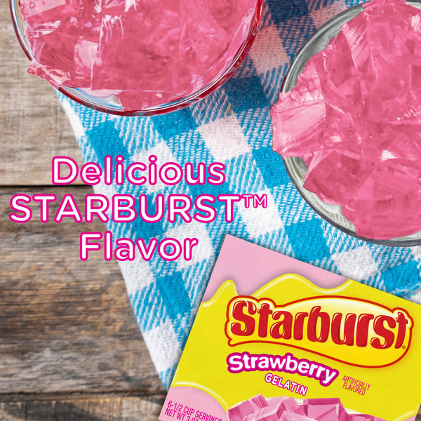 Gelatina STARBURST Fresa - 6 Porciones