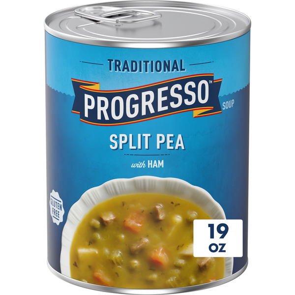 Sopa de Guiso de Guisantes Partidos con Jamón Progresso