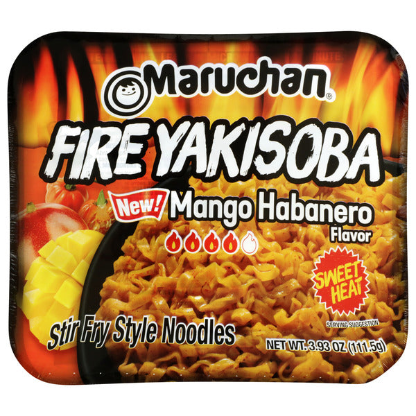 Maruchan Fire Yakisoba, Mango Habanero - 3.93 oz