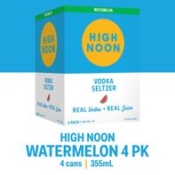 High Noon Vodka Seltzer de Sandía 4-Pack
