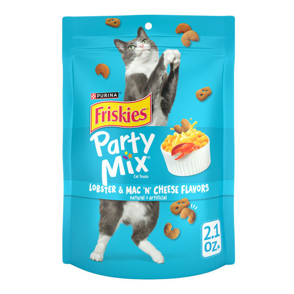 Purina Friskies Friandises pour Chats - Party Mix Homard & Macaroni au Fromage