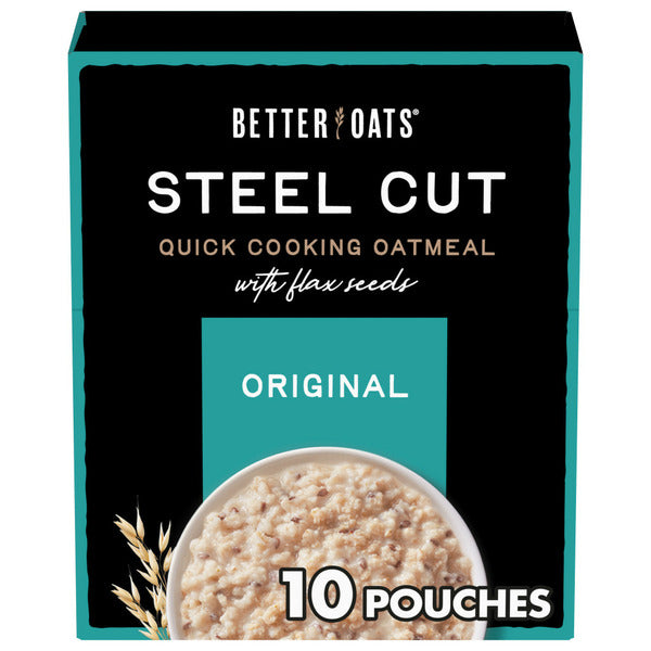 Avena Instantánea Original Cortada en Acero Better Oats con Semillas de Lino