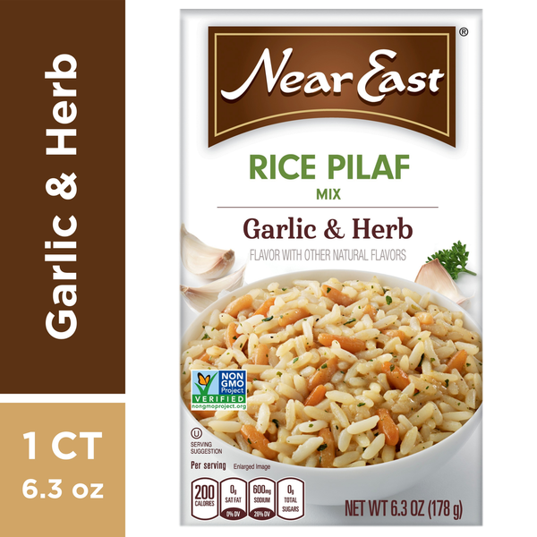 Mélange de pilaf de riz Near East, Ail et Herbes