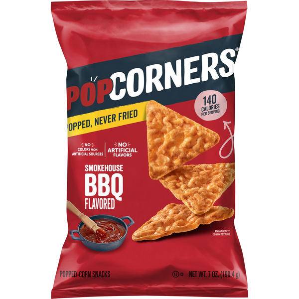 PopCorners Snacks de Maíz Popped - Sabor Barbacoa Ahumada