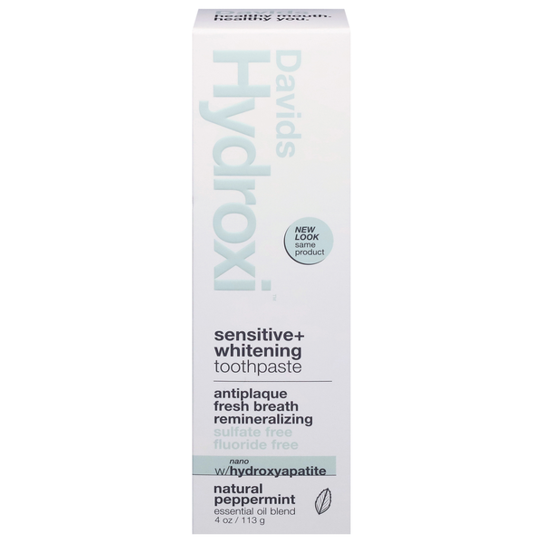 DAVID Dentifrice Naturel Menthe Poivrée Sensible + Éclaircissant