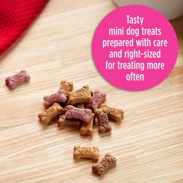 Biscuits Mini pour Chiens Milk-Bone Flavor Snacks - Friandises Croquantes