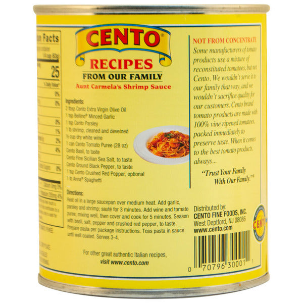 Purée de tomate Cento - Calidad premium de base de tomate