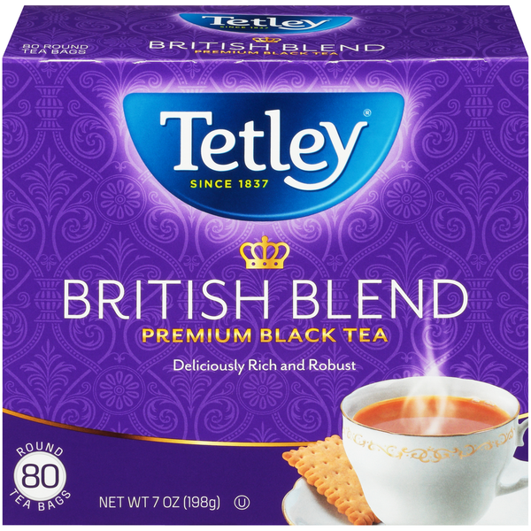 Tetley British Blend Té Negro Premium en Bolsitas Redondas