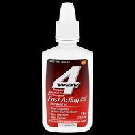 Spray nasal à action rapide 4Way pour le soin nasal et des sinus
