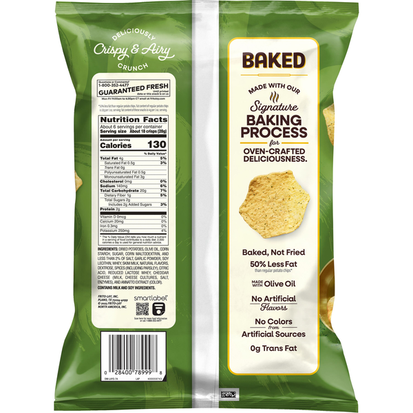 Chips de pomme de terre Lay's au garlic rôti et aux herbes