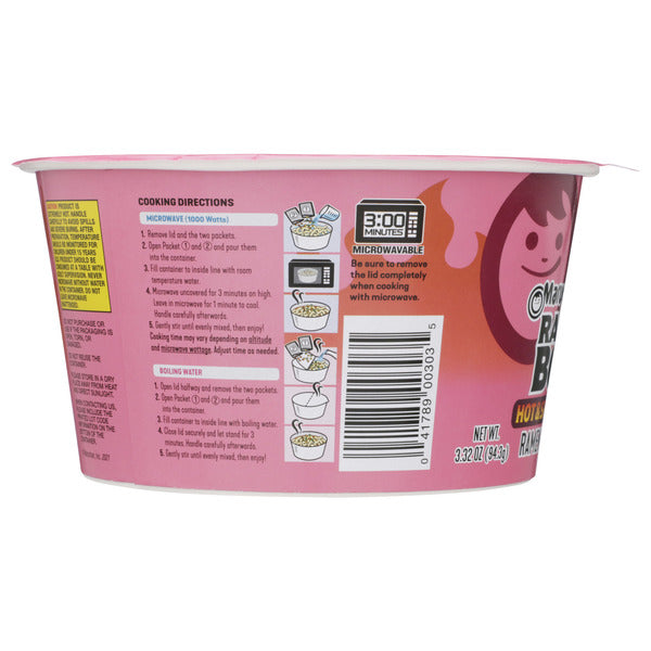 Bol de Ramen Maruchan, Crevettes Épicées