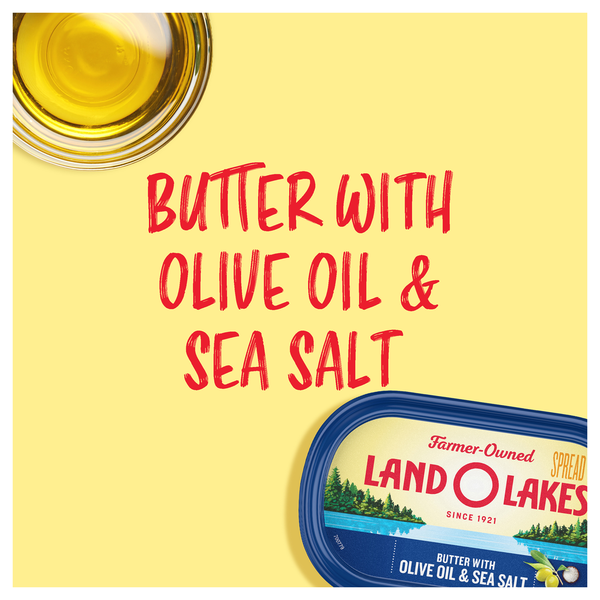 Beurre Land O Lakes avec Huile d'Olive et Sel de Mer