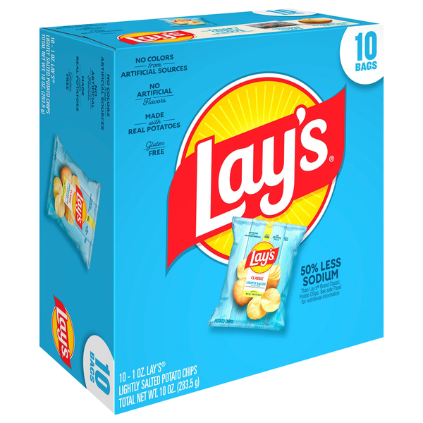 Lay's Lightly Salted Classic Potato Chips