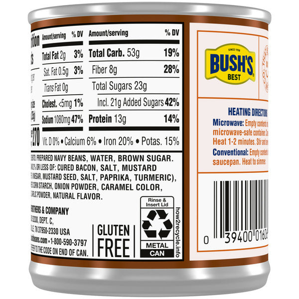 Frijoles Horniados Originales de Bush - Sabor Clásico