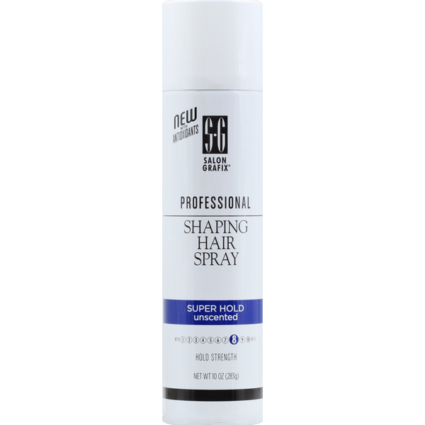 Spray para el cabello de forma profesional Salon Grafix - Sujeción super, sin fragancia