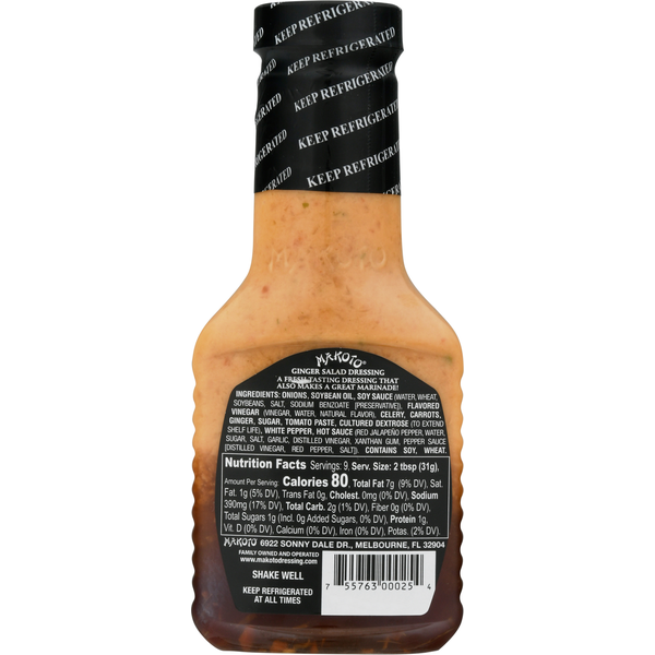 Aderezo de Jengibre Makoto - Mejorador de Sabor Premium