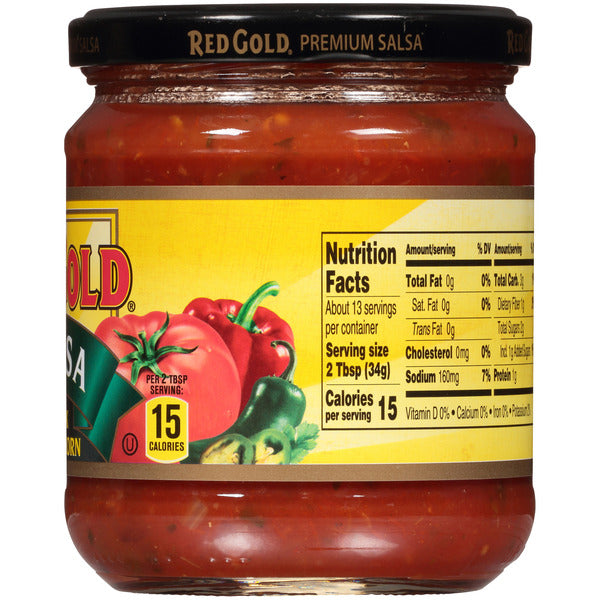 Salsa de Frijoles Negros y Maíz Rojo Gold