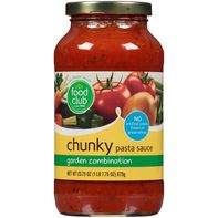 Salsa de Pasta Chunky Food Club Garden Combination