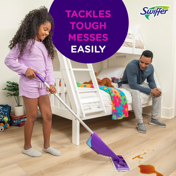 Kit de démarrage de la serpillère pulvérisateur Swiffer WetJet pour sols en bois