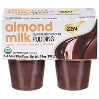 Zen Pudding, Plant Based Chocolate, Almond Milk