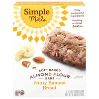 Barres de farine d'amande cuites au four de Simple Mills, saveur noisette