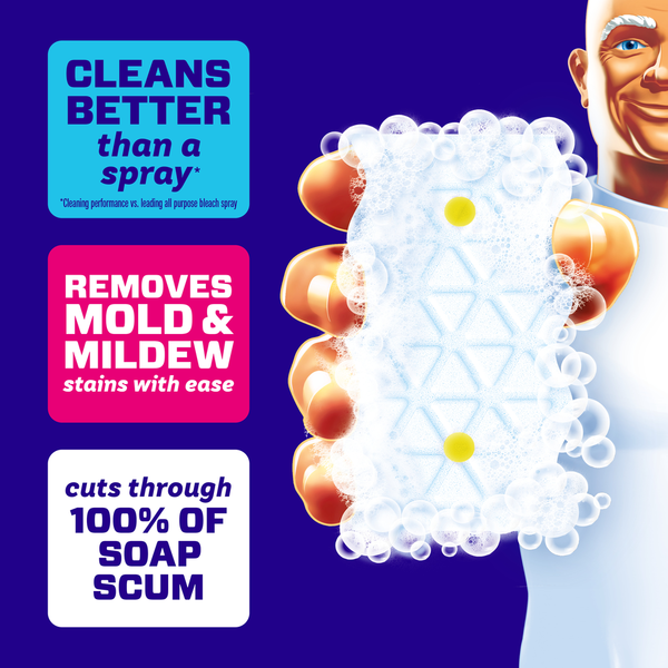 Esponja Mr. Clean Magic Eraser - Limpiador de Baño 2 en 1