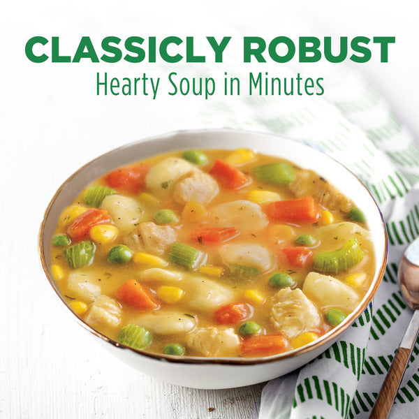 Soupe en conserve au poulet et aux boulettes de Healthy Choice