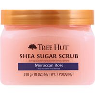 Exfoliante de Azúcar Tree Hut - Karité y Rosa Marroquí
