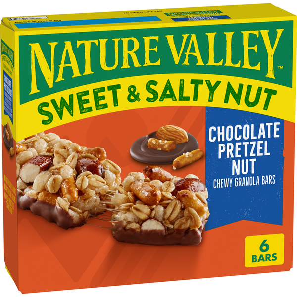 Nature Valley Barras de Granola de Chocolate con Pretzel y Nueces Dulces y Saladas