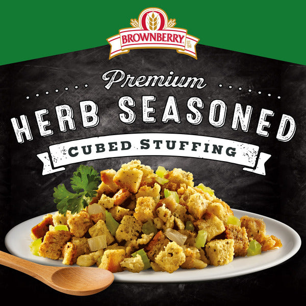 Brownberry Premium Herb Seasoned Cubed Bread Stuffing Mix - 12 oz