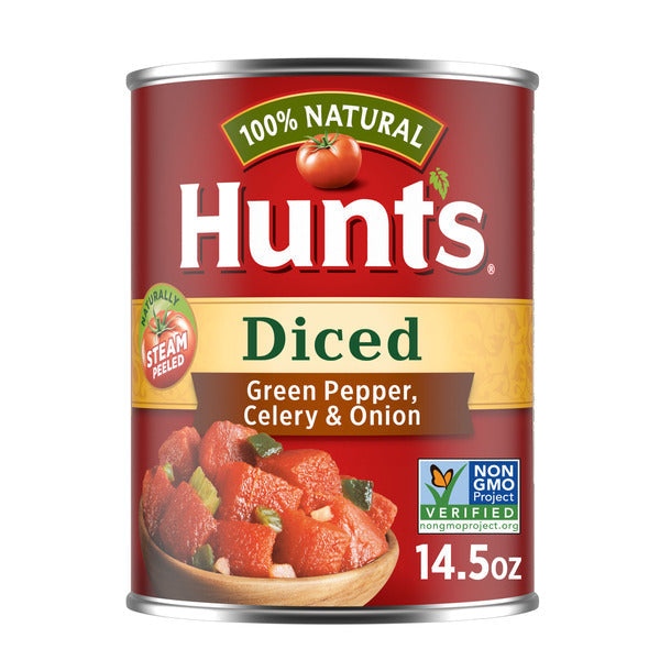 Tomates Diced de Hunt's con Pimiento Verde, Apio y Cebolla