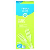 Simply Done Clear Forks - Elegant Dining Essentials