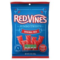 Red Vines Jumbo Twists - Original Red Chewy Licorice Candy