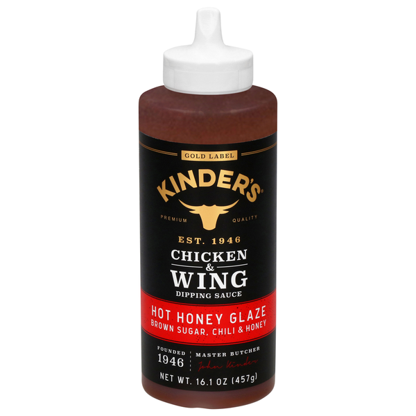Salsa de inmersión Kinder's Chicken & Wing Hot Honey Glaze