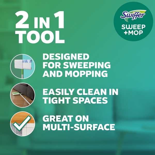 Swiffer Sweep and Mop Dry + Wet Floor Kit